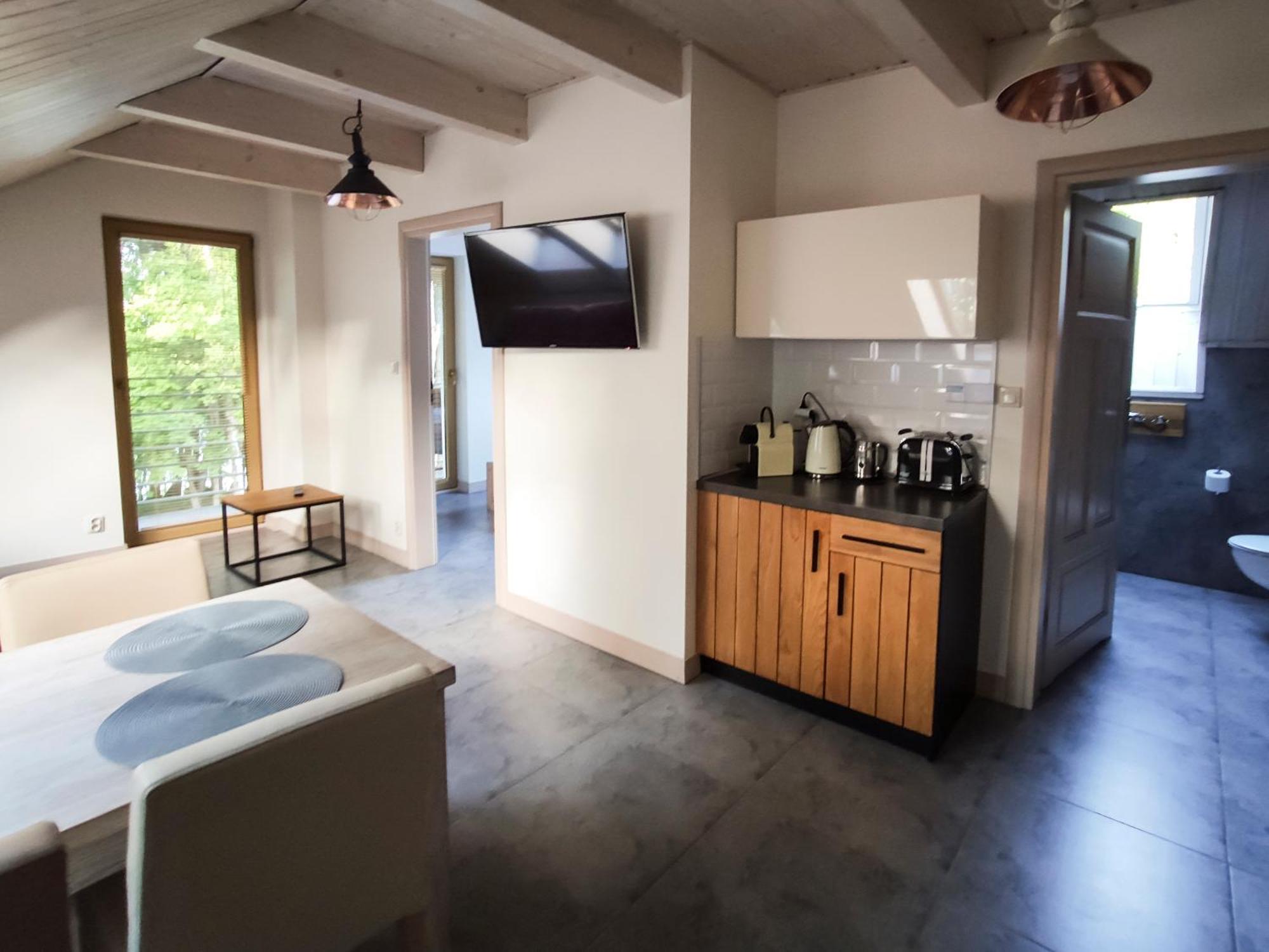 Mazursko - Komfortowe Apartamenty Nad Jeziorem, Sauna, Kominki Na Parterze Kretowiny Rom bilde